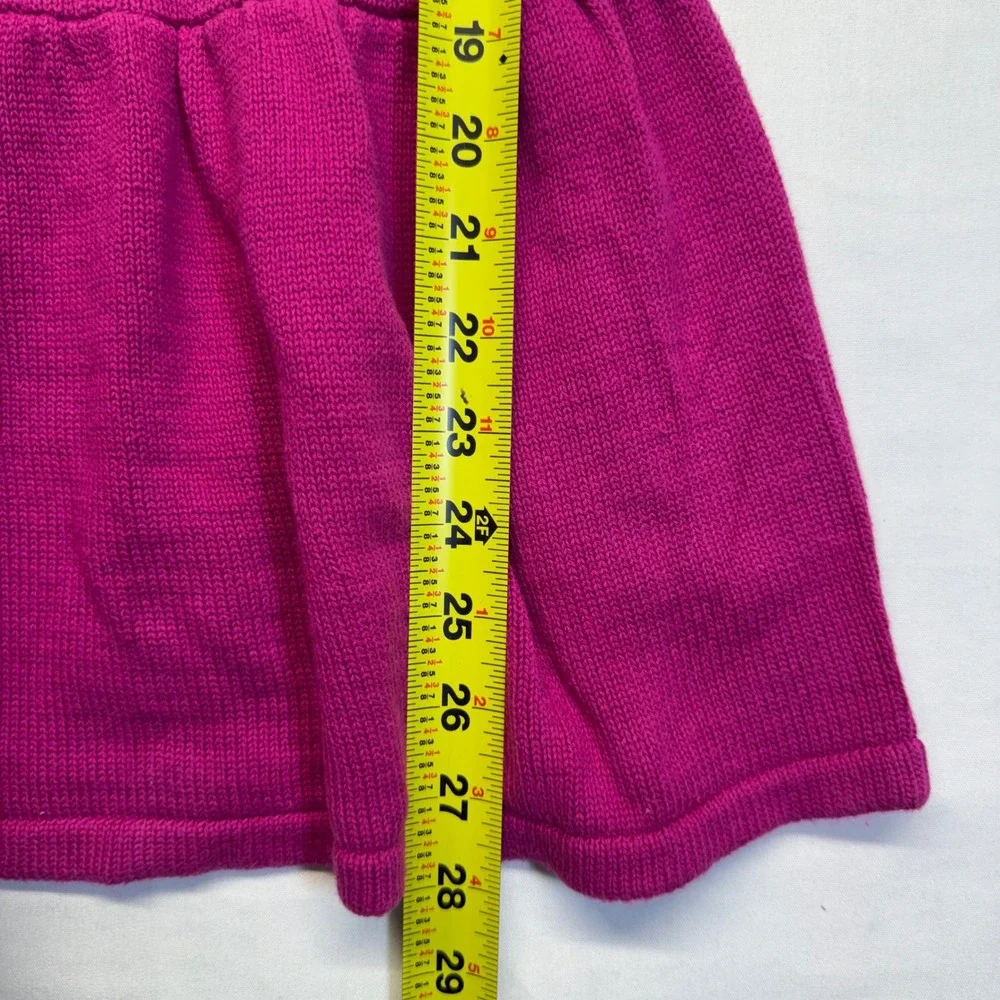 Gymboree Girls Pink Cat Face Sweater Dress Size 8 Sequin‎ Kitty Knit Twirl